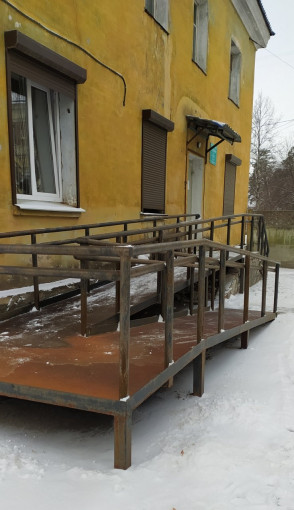 Пандус стационарный Ангарск, Маяковского,33.